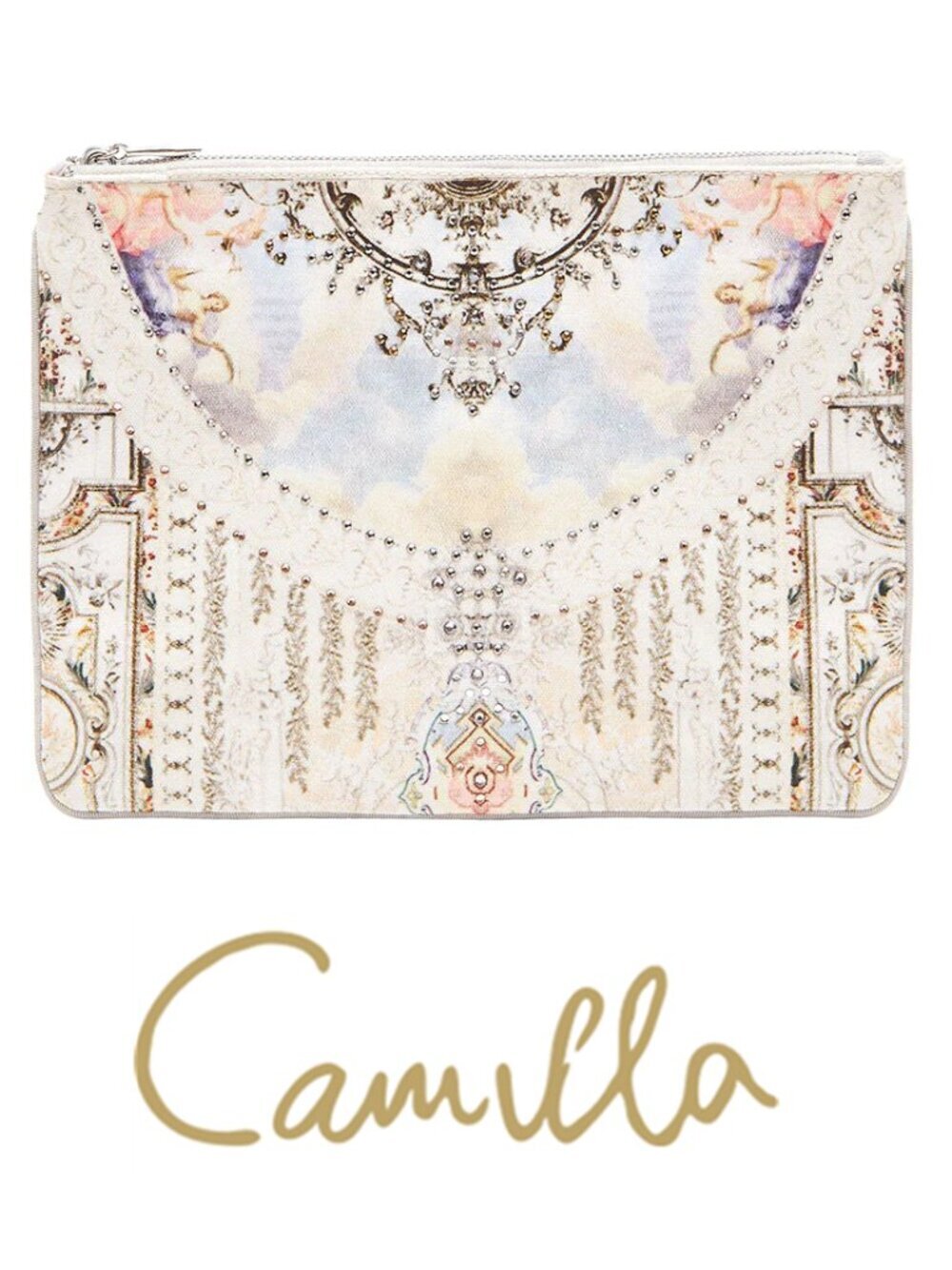 Camilla Crystal Castle Clutch
